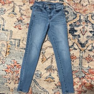 Classic Blue Women's Jeans by American Eagle size 8